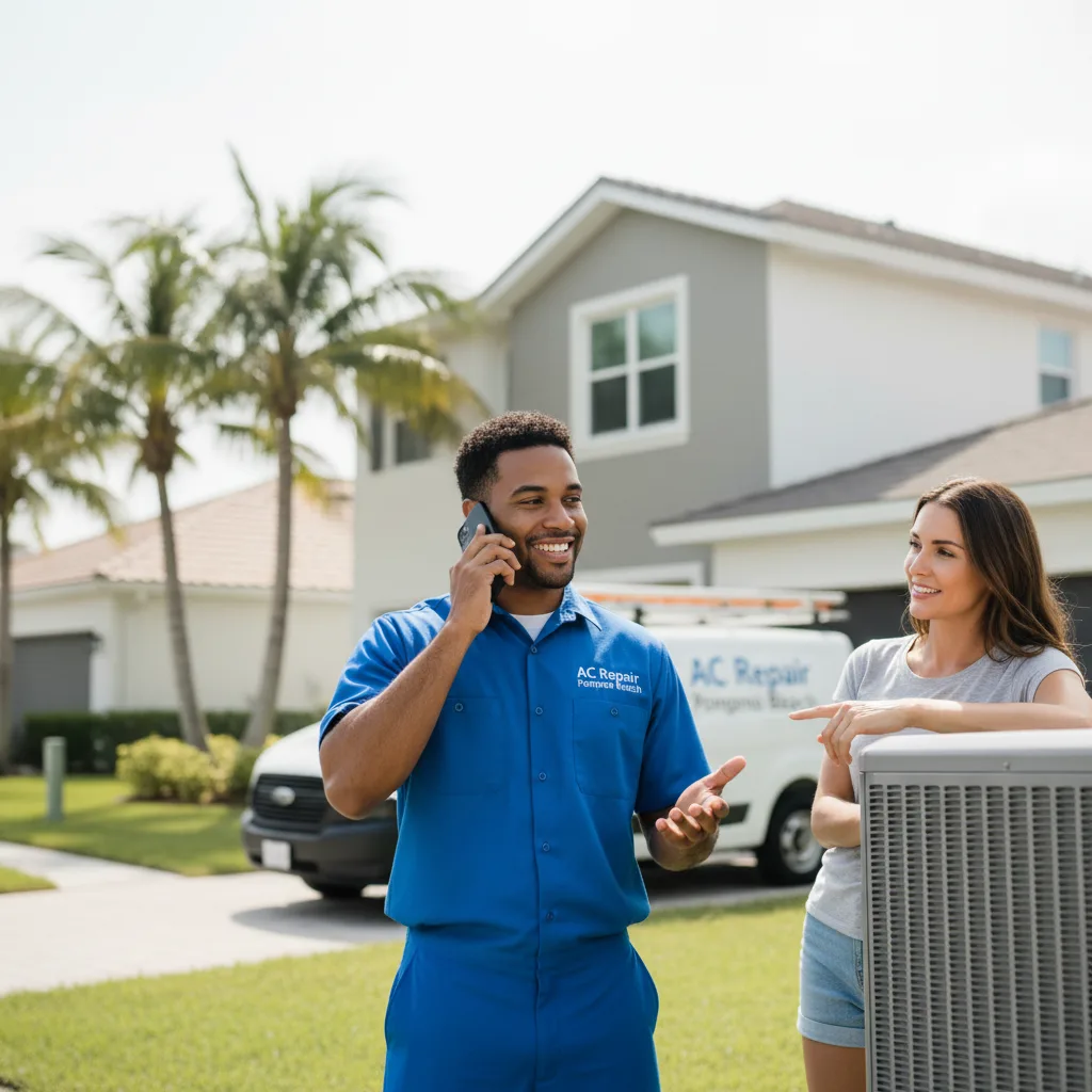AC Repair Pompano Beach customer support in Newton